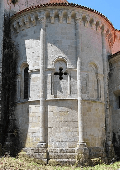 Románico Ribeira Sacra - Ábside iglesia Santo Estevo de Ribas de Sil